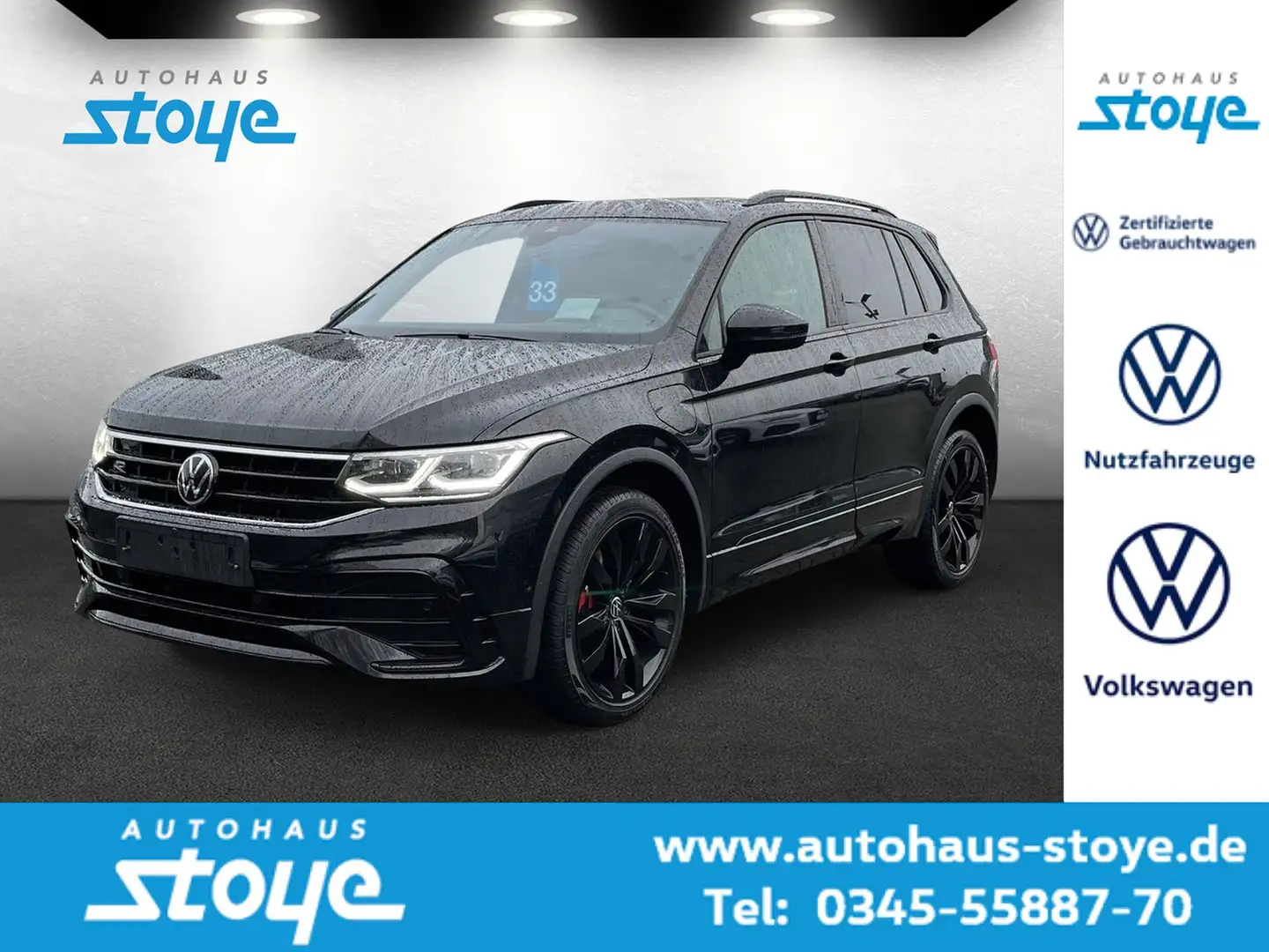 Volkswagen Tiguan R-line eHybrid DSG Navi PANO AZV Matrix Noir - 1