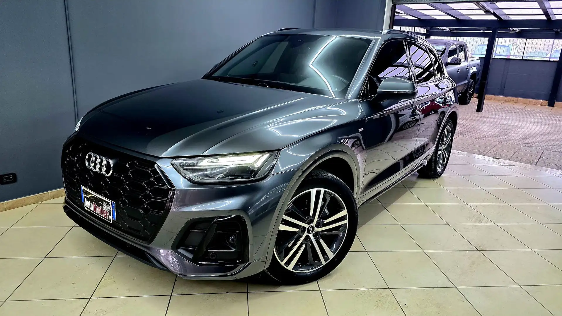 Audi Q5 40 TDI 204cv MHEV S-LINE PLUS QUATTRO-UFFICIALE Grigio - 1