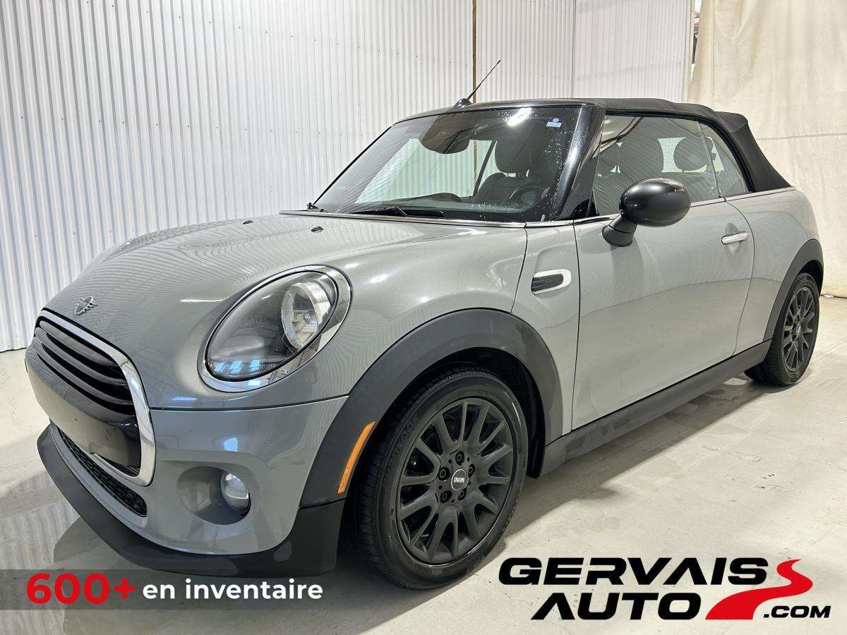 2019 MINI Convertible Cooper Décapotable Cuir Mags Bluetooth Sièges Chau