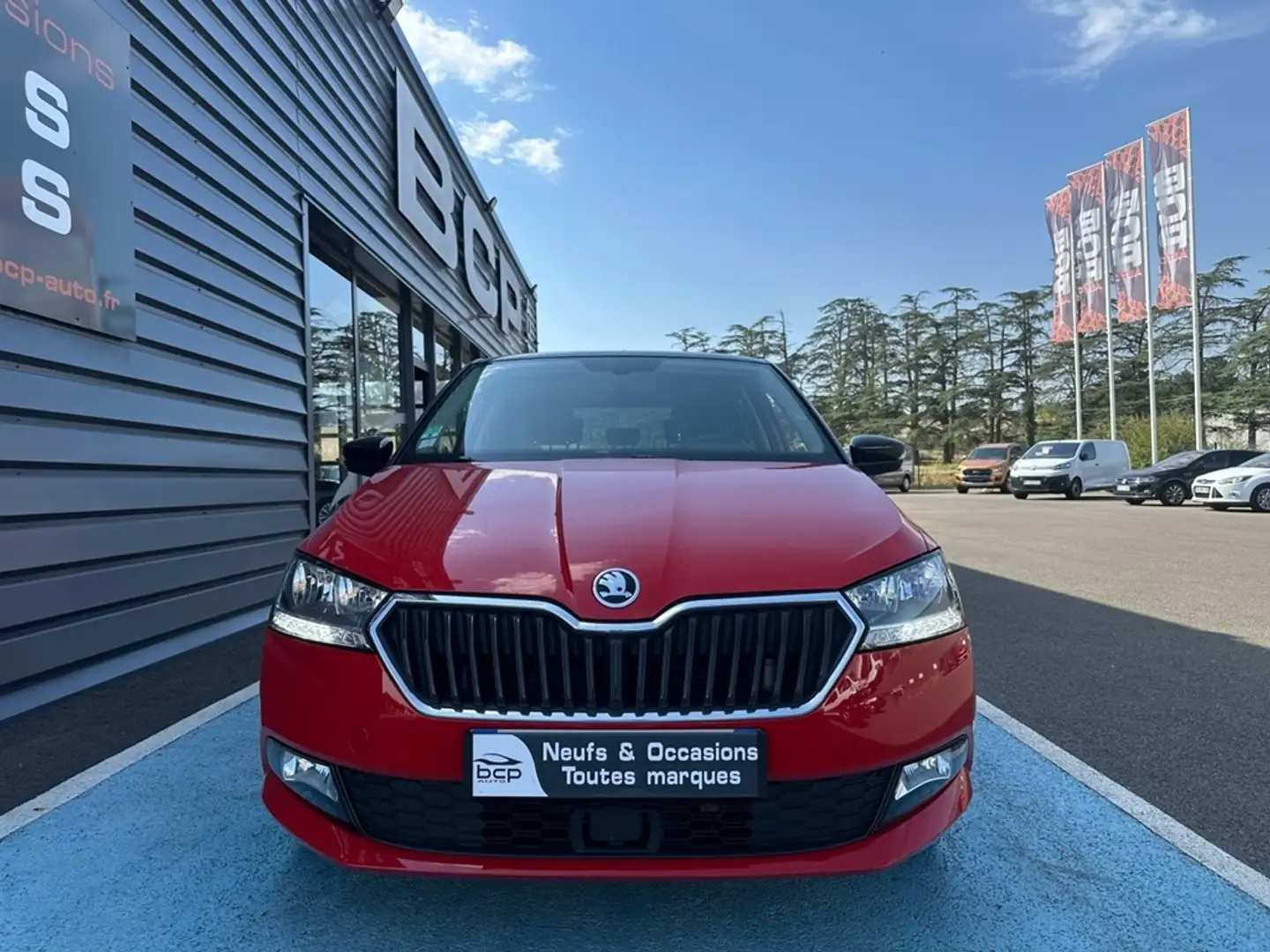 Skoda Fabia 1.0 MPI 60CH BUSINESS EURO6D-T 3CV Rouge - 2
