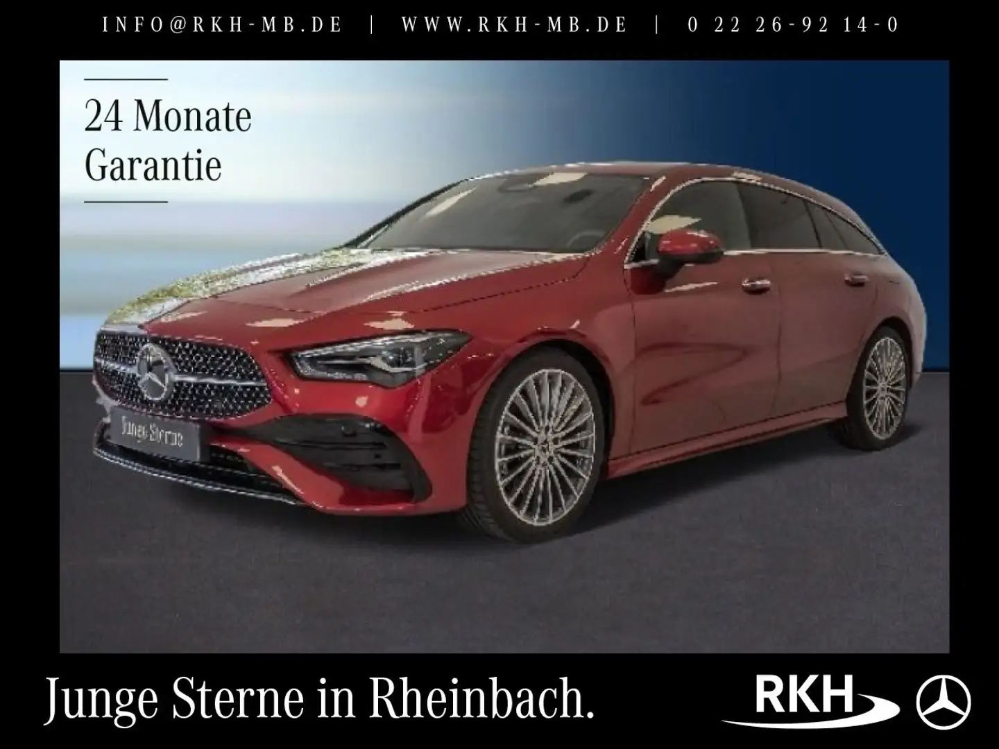 Mercedes-Benz CLA 200 CLA 200 SB AMG Line 7G/Kamera/Navi/Totw./LED Klima Rot - 1
