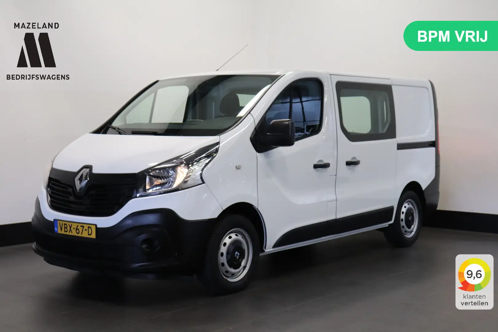 Renault Trafic 1.6 dCi 125PK Dubbele Schuifdeur EURO 6 - Airco - Bianco - 1