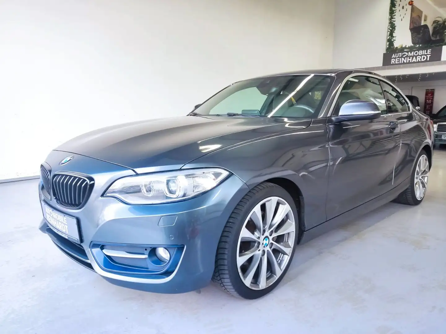 BMW 220 d Coupe ***NAVI+XENON+SCHIEBEDACH+LEDER*** Gris - 1