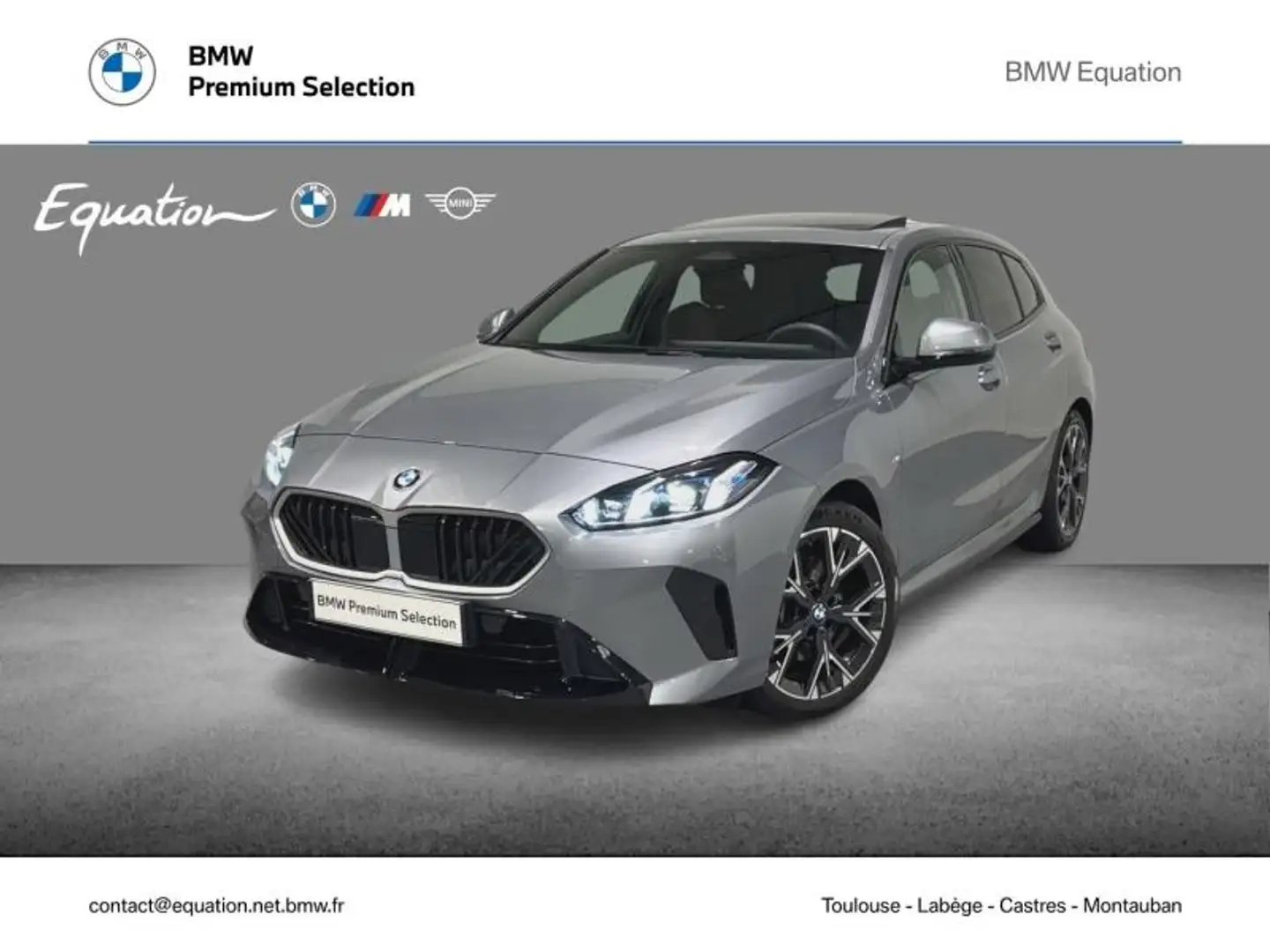 BMW 120 120A 170ch M Sport DKG7 Gris - 1