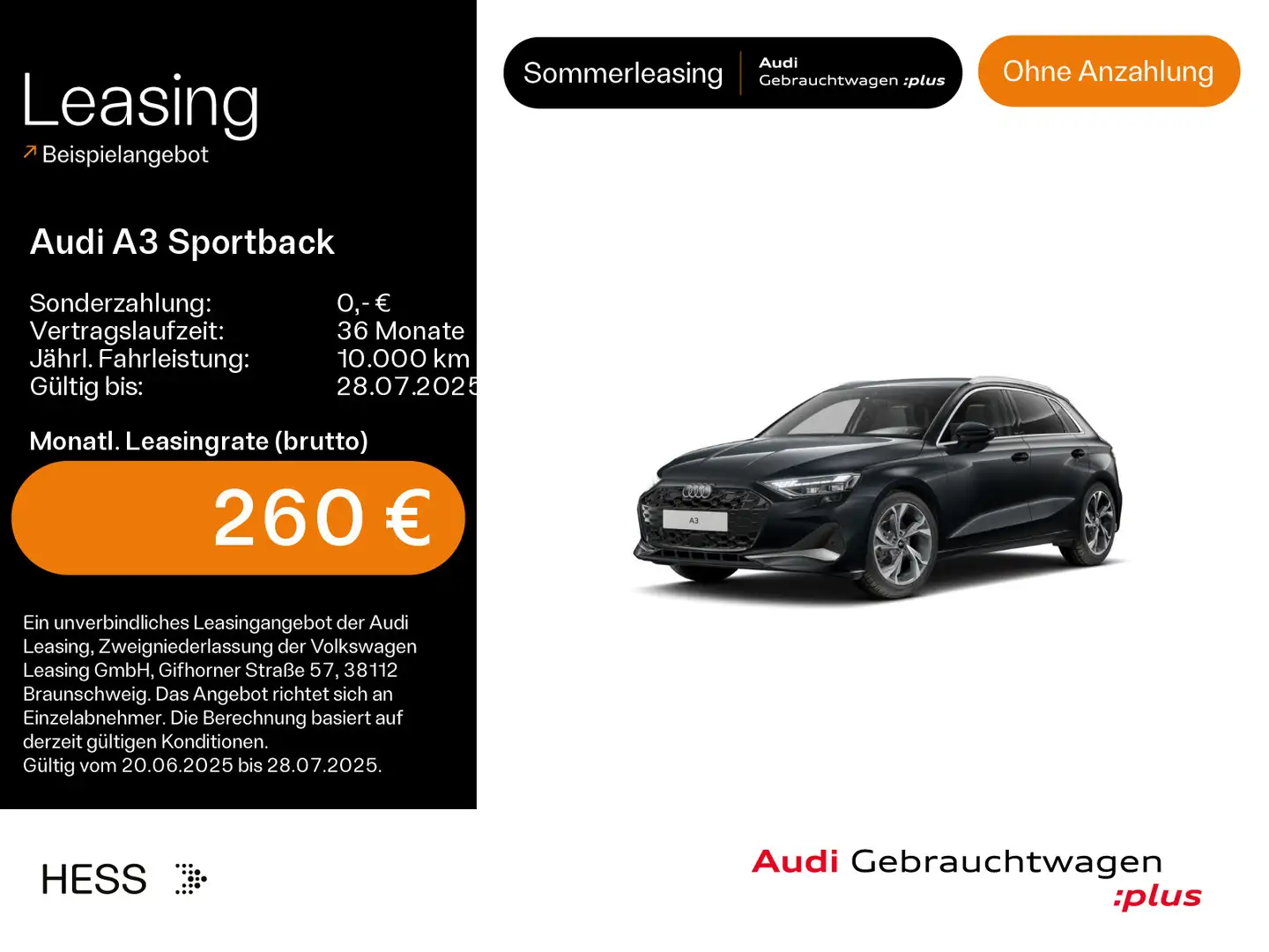 Audi A3 30 TFSI advanced*NAVI-PLUS*KAMERA*A Grau - 1