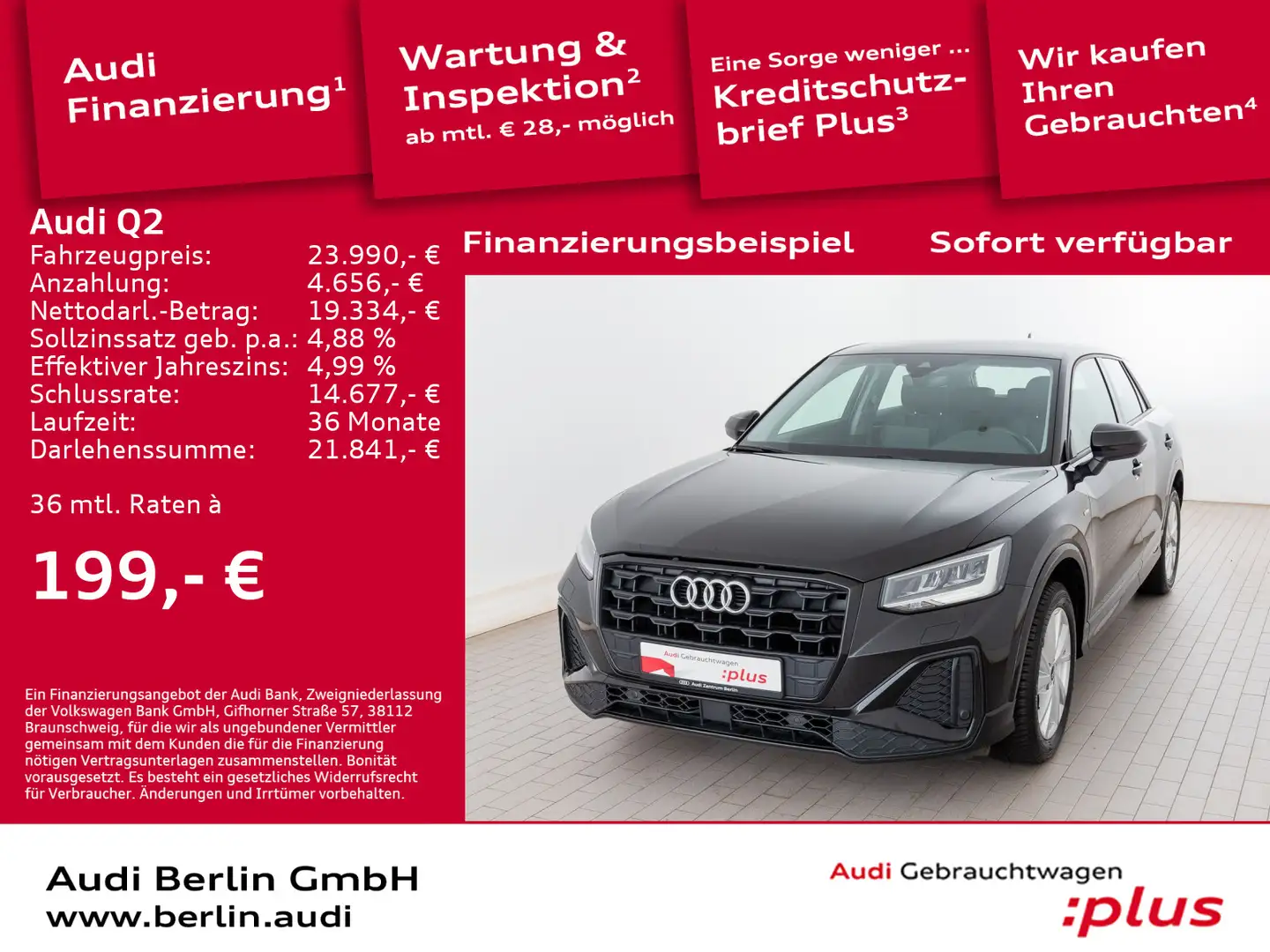 Audi Q2 S line 35 TFSI S tr. RFK NAVI SIDE LED Zwart - 1