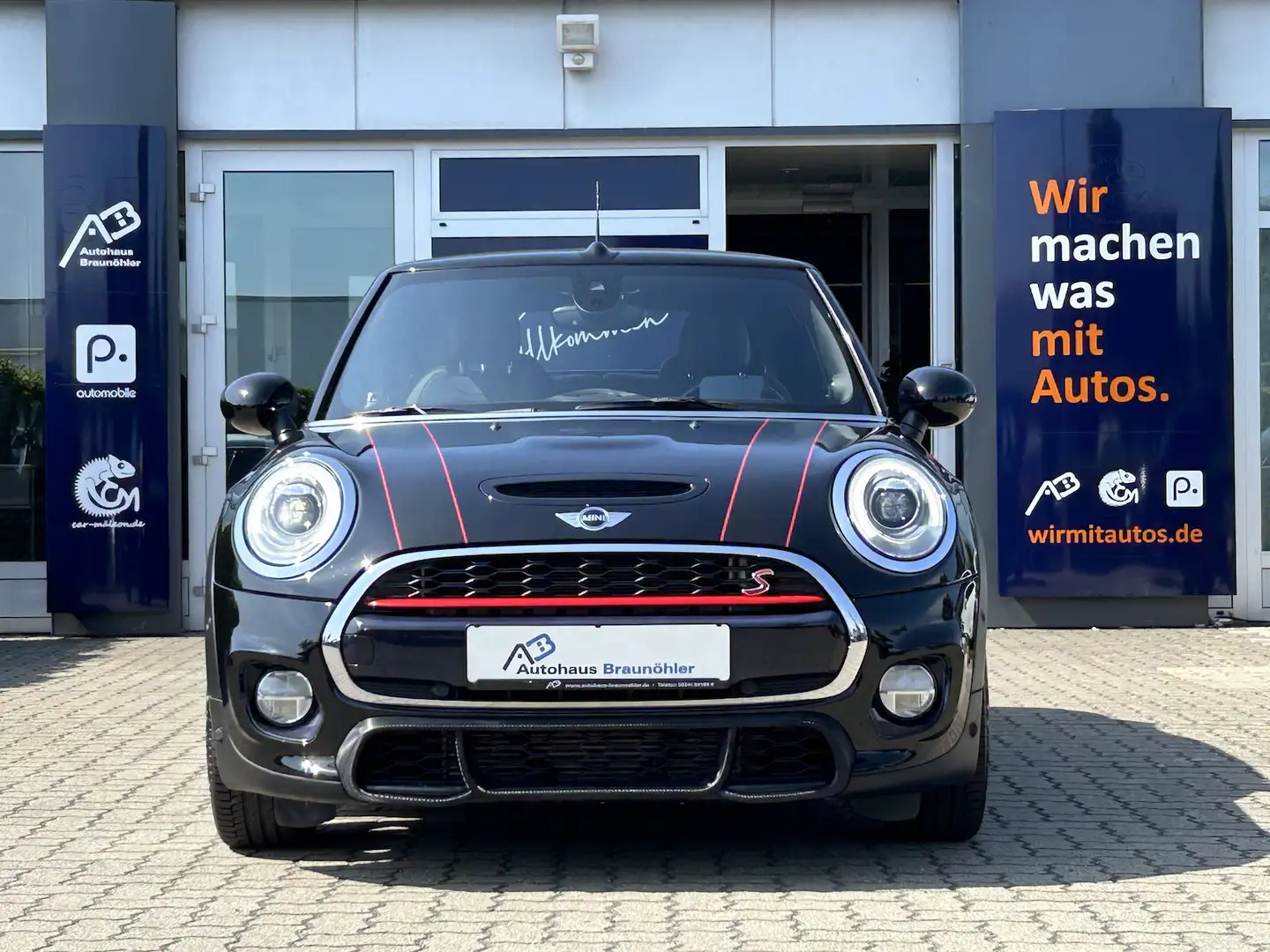 MINI Cooper S Cabrio Autom.*JCW*Navi*HUD*H&K* Schwarz - 1