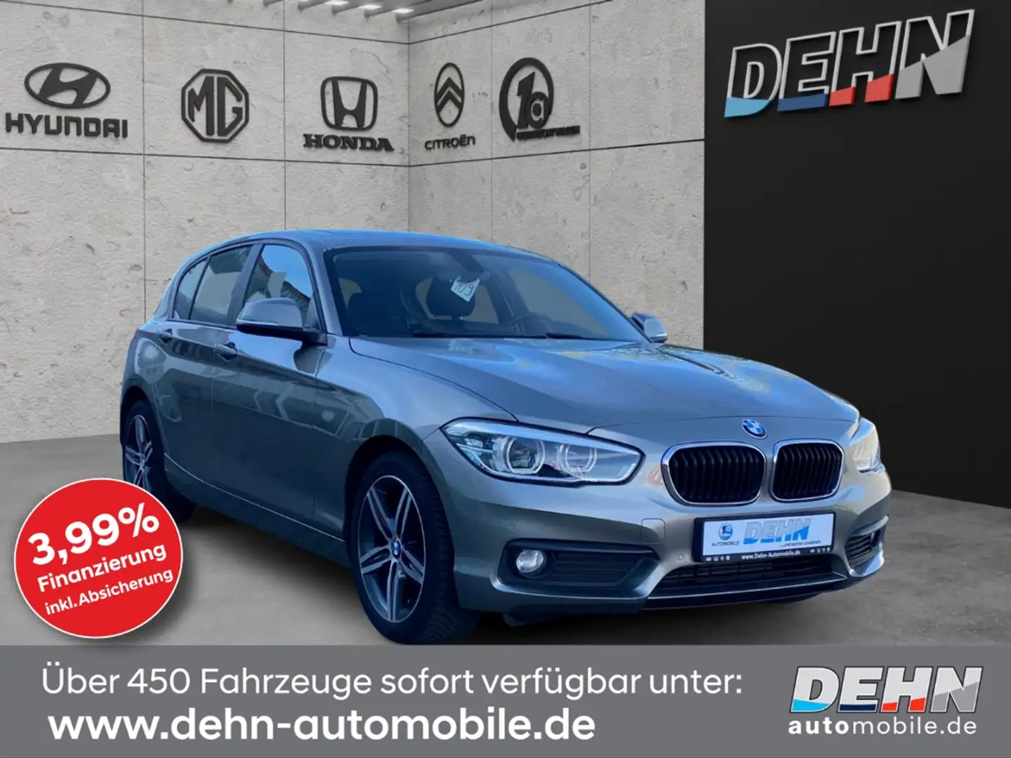 BMW 116 i Advantage Navi LED GSD Sportsi. PDC SHZ Silber - 1