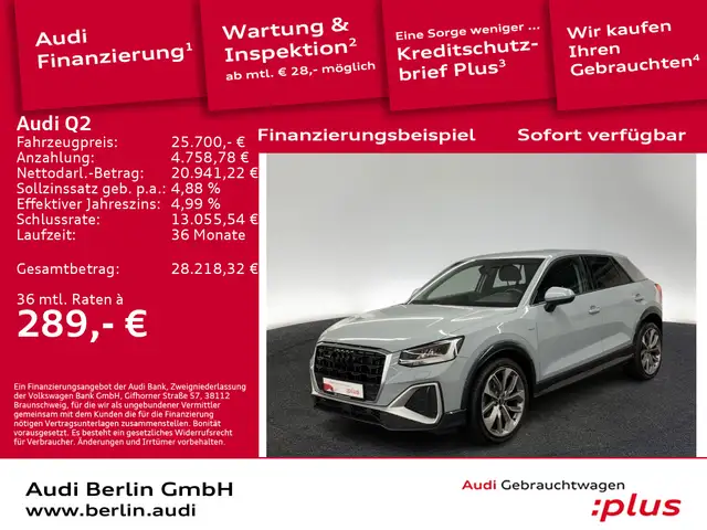 Audi Q2 S line 35 TDI quattro S tr. AHK LED NAVI RFK