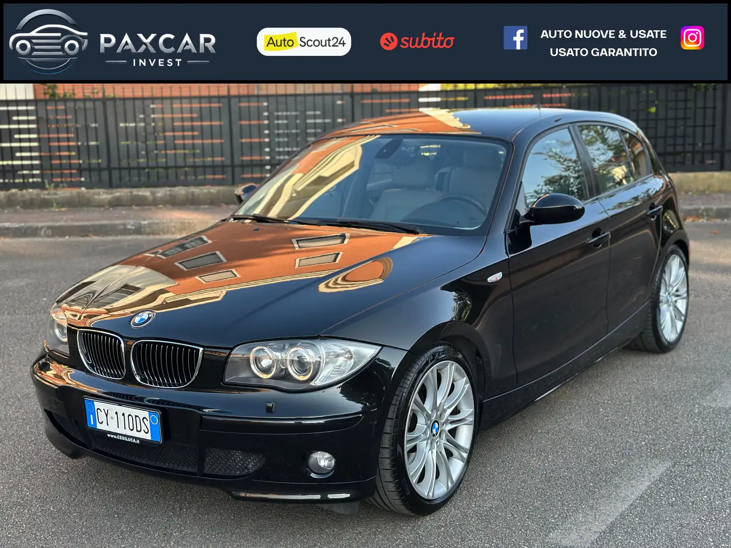 BMW 130 i 265CV M SPORT PROSSIMA A.S.I GARANZIE PERMUTE Nero - 1