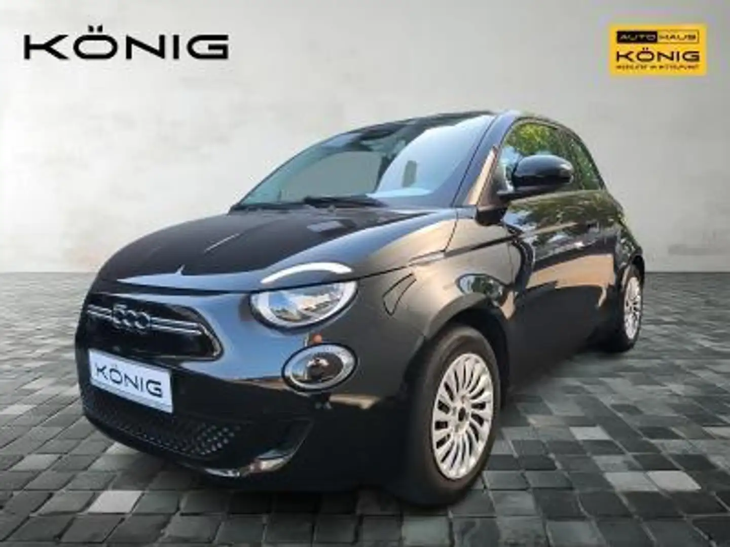 Fiat 500e Base - AUTOMATIK CCS / CarPlay Noir - 1