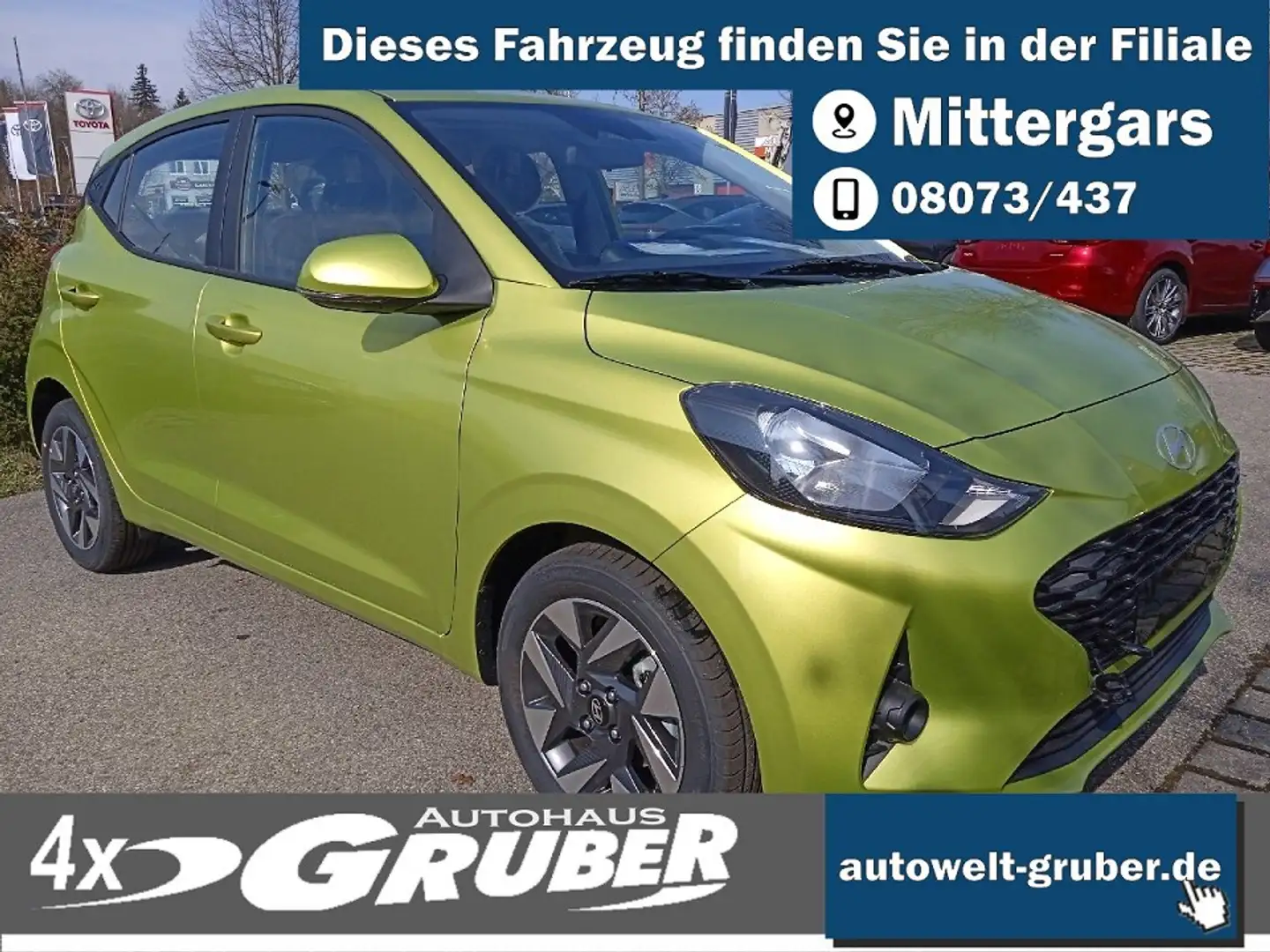 Hyundai i10 1.2 Benzin (79 PS) Trend+Navigation  Gelb - 1