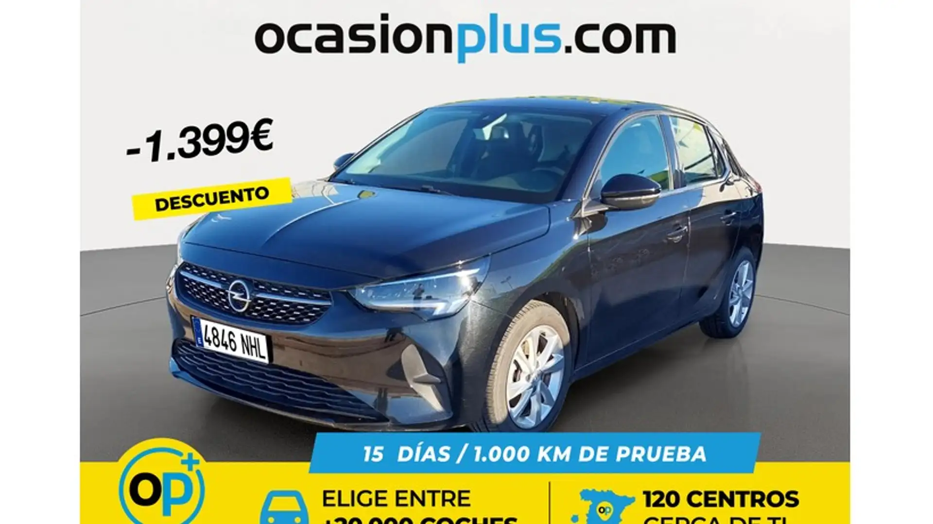 Opel Corsa 1.2T XHL S/S Elegance 100 Schwarz - 1