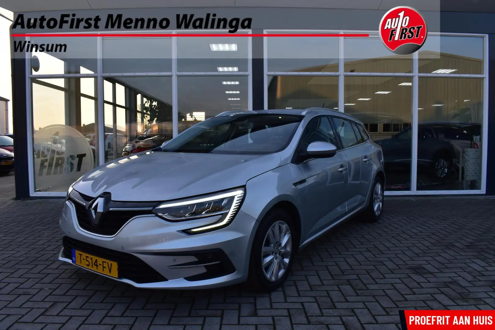 Renault Megane Estate 1.3 TCe 140 Equilibre|Navi|Cruise|PDC|Airco Grau - 1