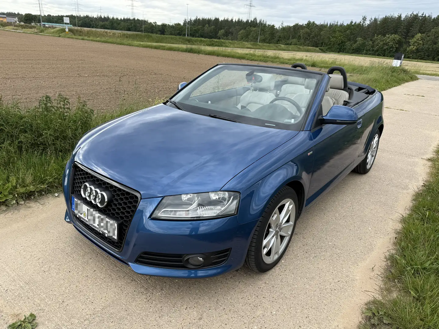 Audi A3 A3 Cabriolet 1.8 TFSI S tronic S Line Sportpaket Blau - 1