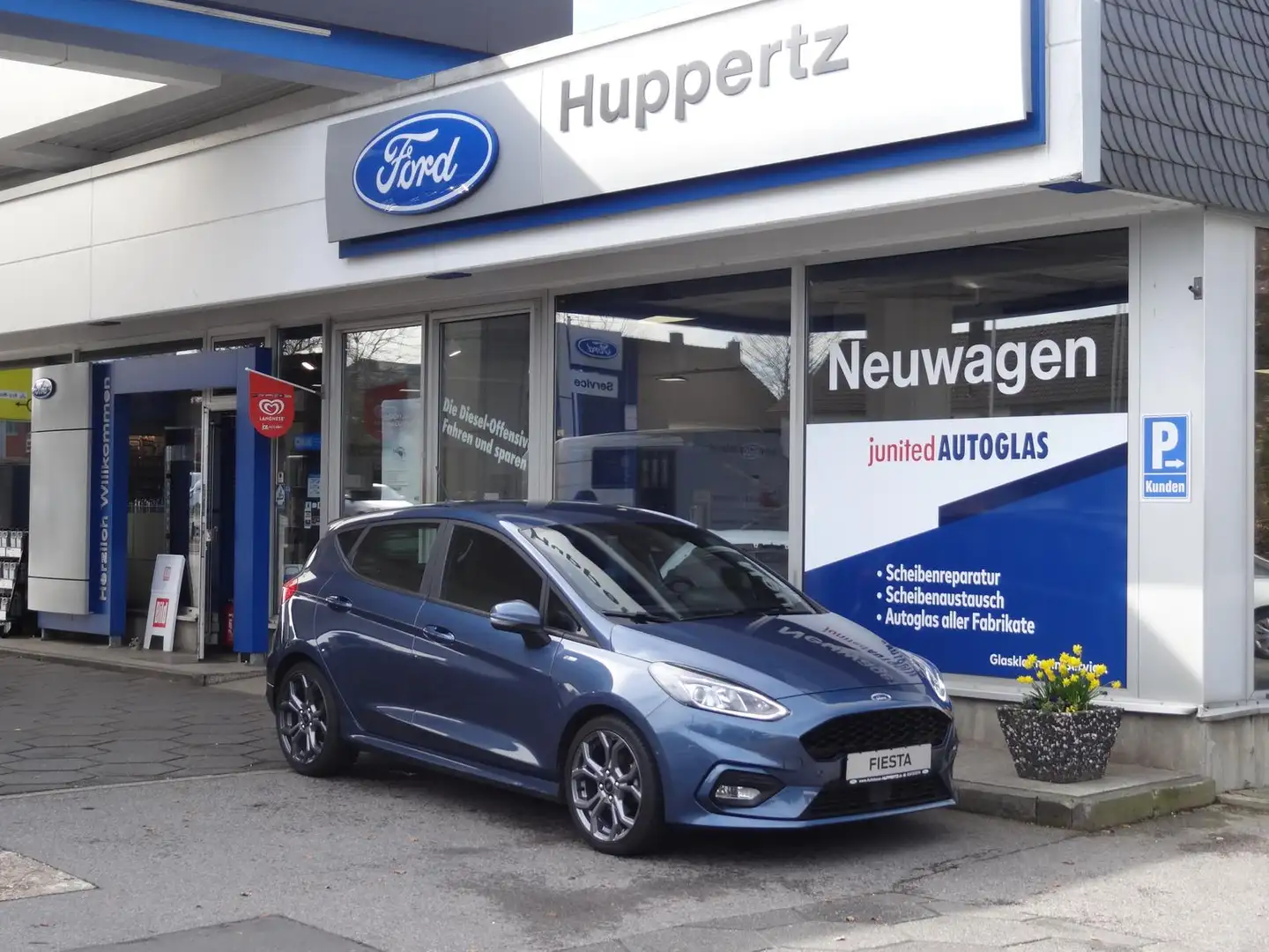Ford Fiesta 1.0 mHEV ST-Line 5t WinterP PDCv+h Touch Azul - 1
