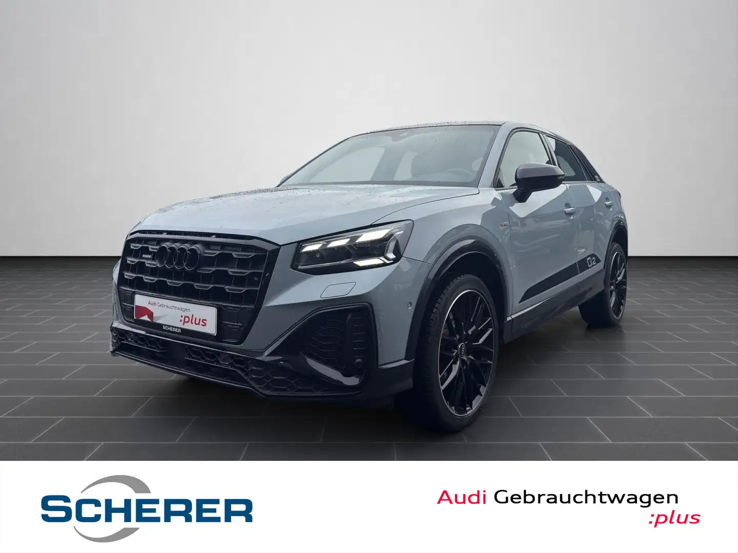 Audi Q2 35 TDI quattro S line S tronic MATRIX PANO Gris - 1