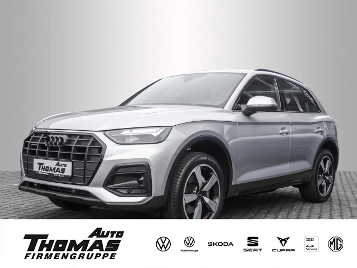 Audi Q5 advanced 40 TDI quattro S tronic LED+NAVI Silber - 1