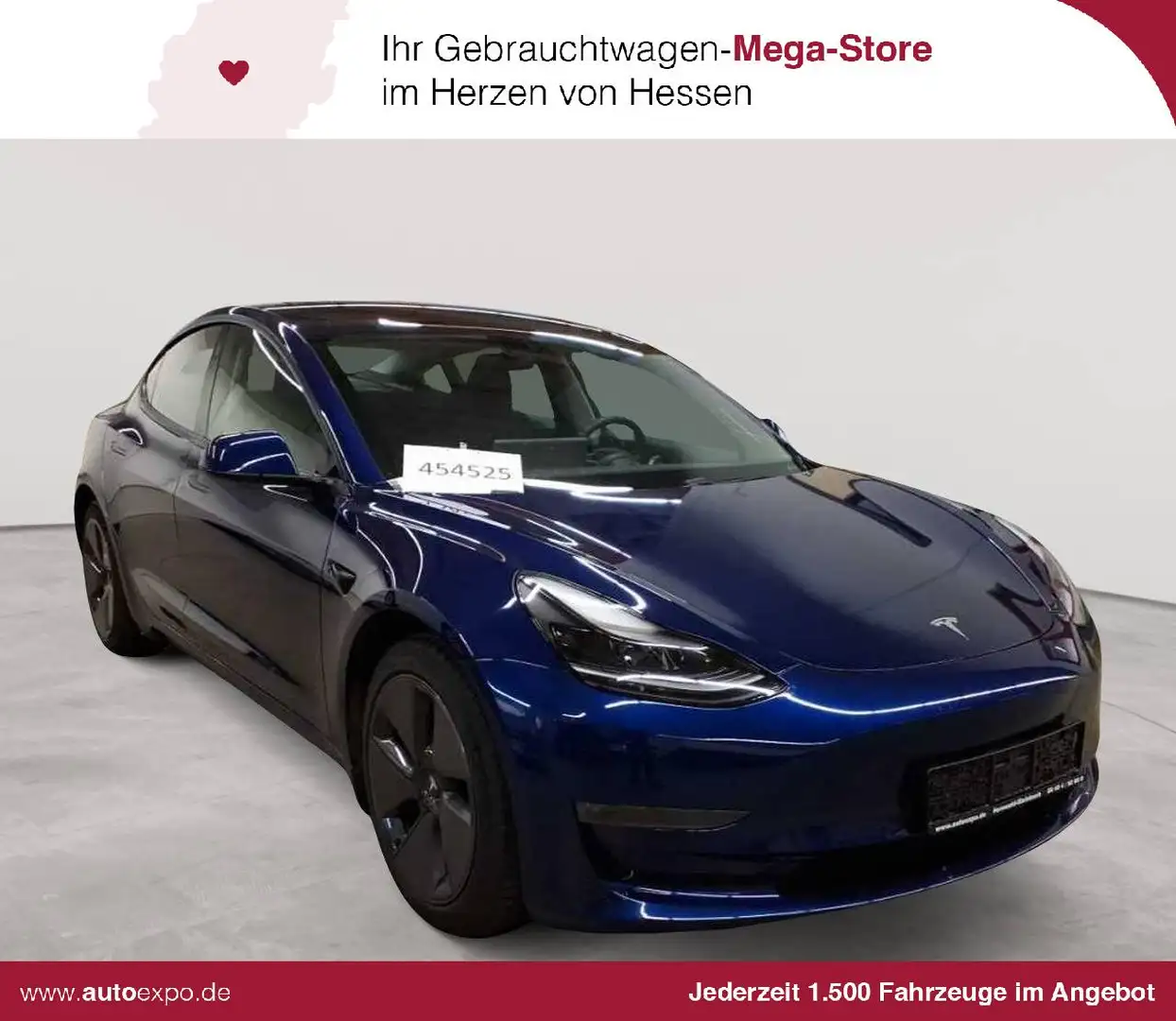 Tesla Model 3 Langstreckenbatt. Allradantrieb Dual Motor Blau - 1