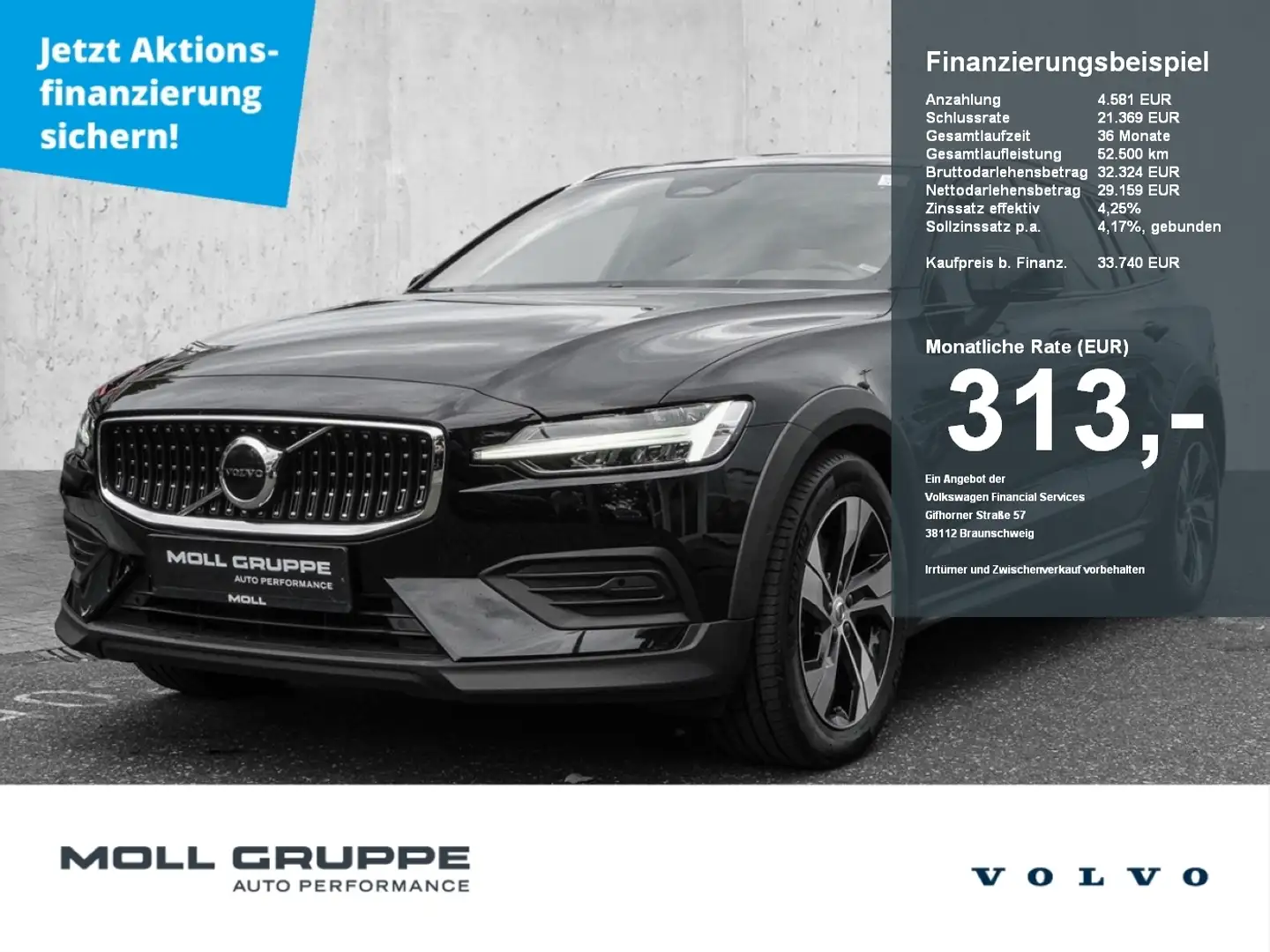 Volvo V60 Cross Country B4 AWD Plus LED Kamera Schwarz - 1