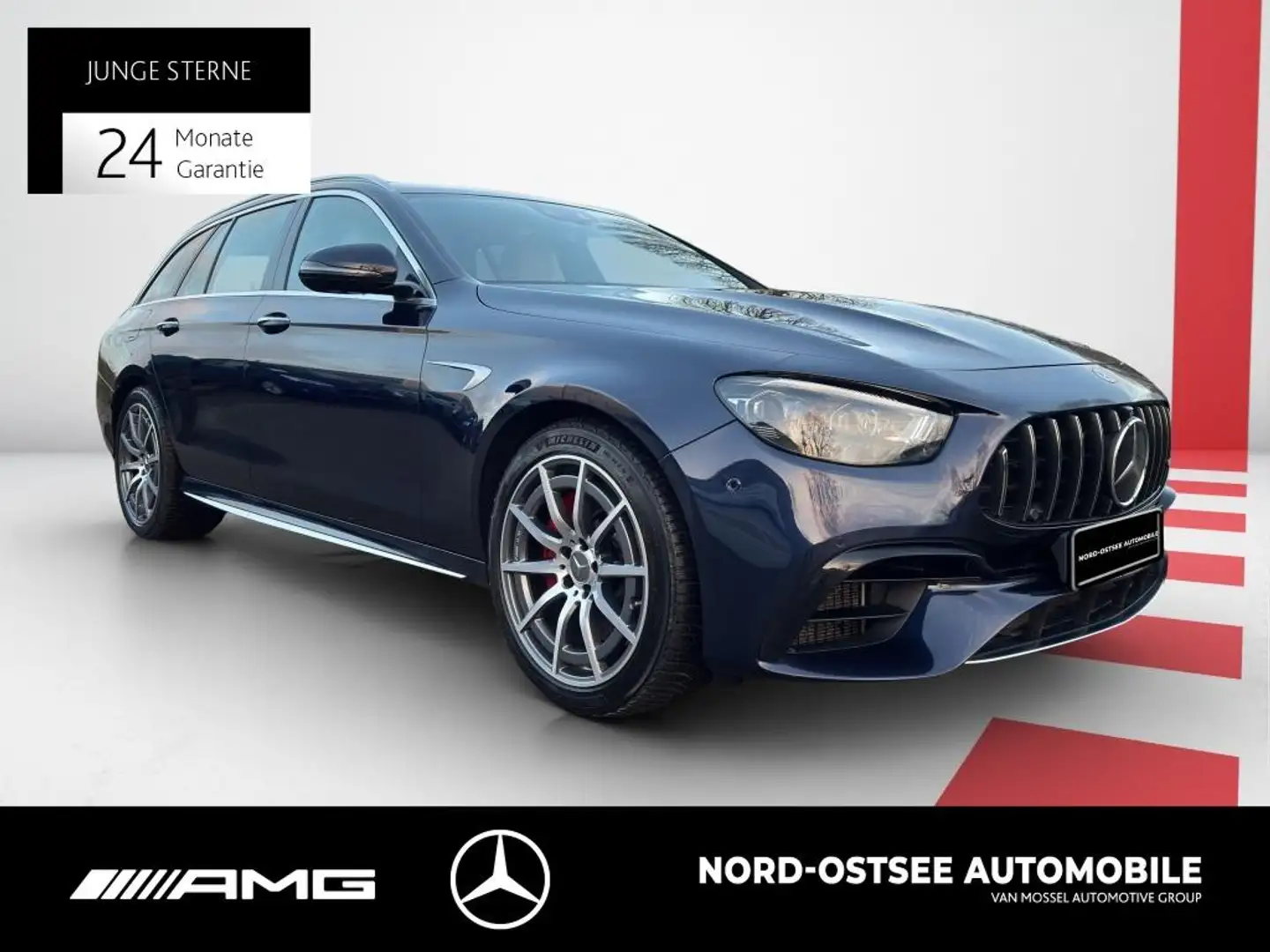 Mercedes-Benz E 63 AMG E 63 S T AMG 4M+ PANO DISTRONIC BURMESTER 360 Blau - 2