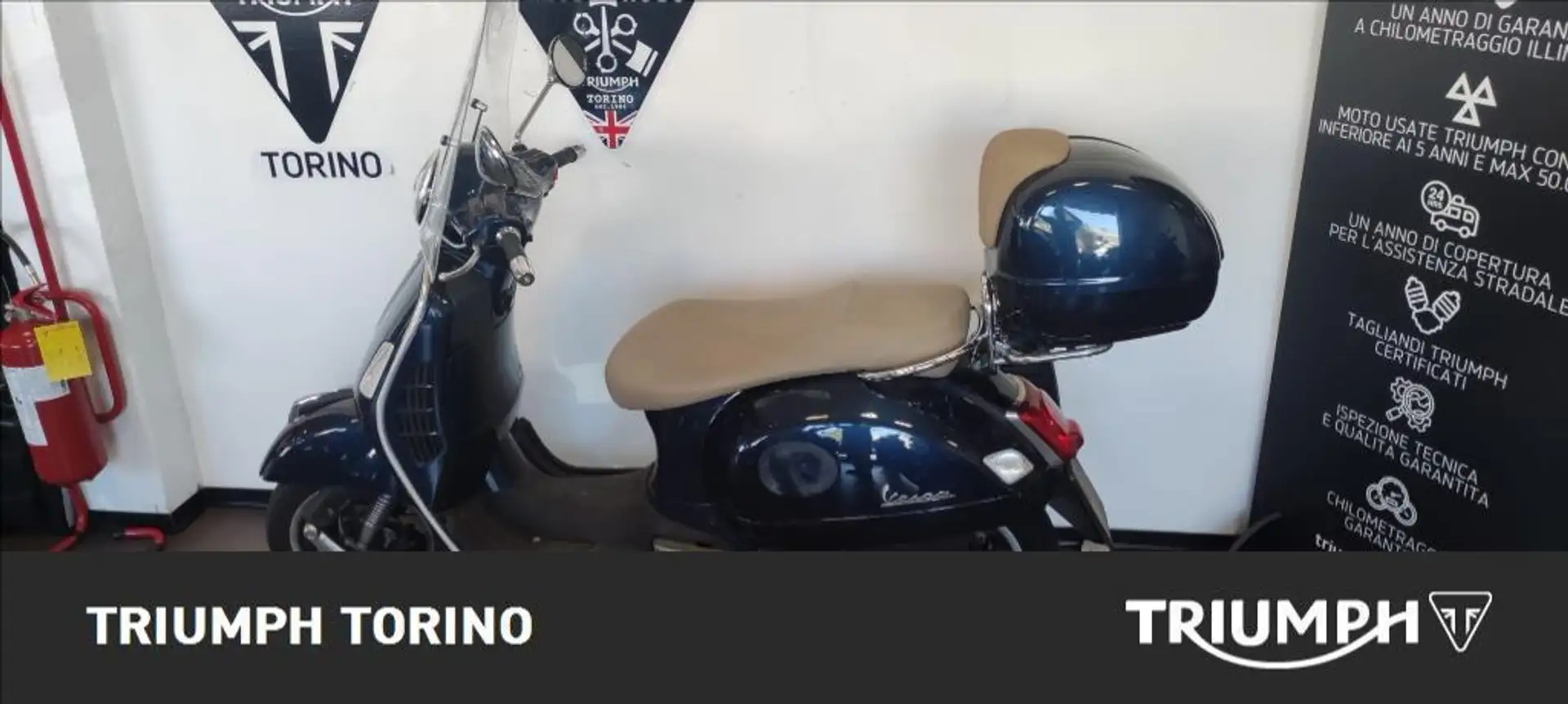 Vespa GTS 300 ie Abs Bleu - 2