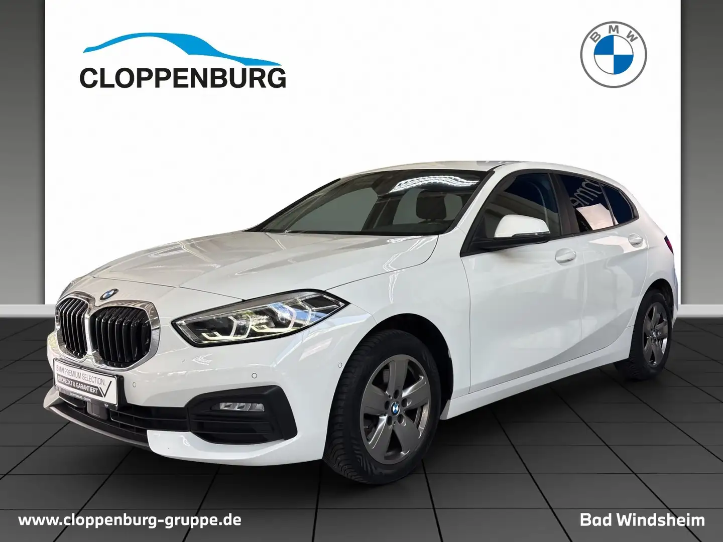 BMW 118 i Aut. Navi DAB LED WLAN ACC + Stop&Go Weiß - 1