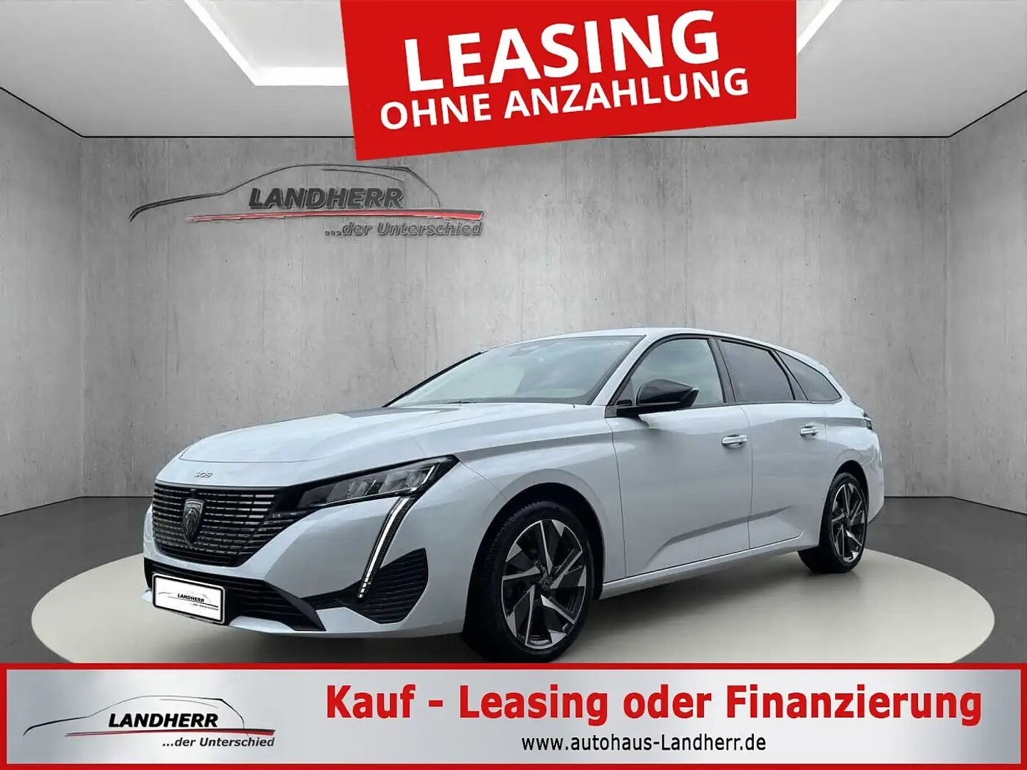 Peugeot 308 SW Allure Teilleder /Kamera / Navi / Voll LED Weiß - 1
