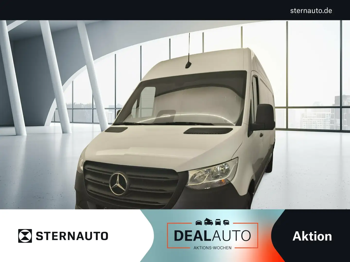 Mercedes-Benz Sprinter 317 KA/L HD Pro Autom. Klima Kamera Wit - 1