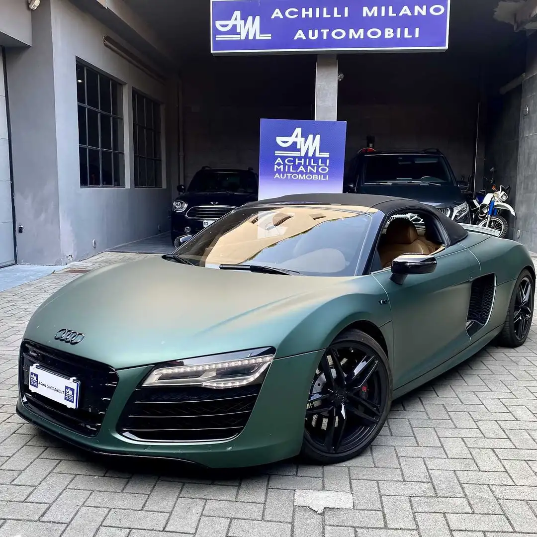 Audi R8 Spider Plus 5.2 V10 FSI quattro S tronic DOPPIA FR Verde - 1