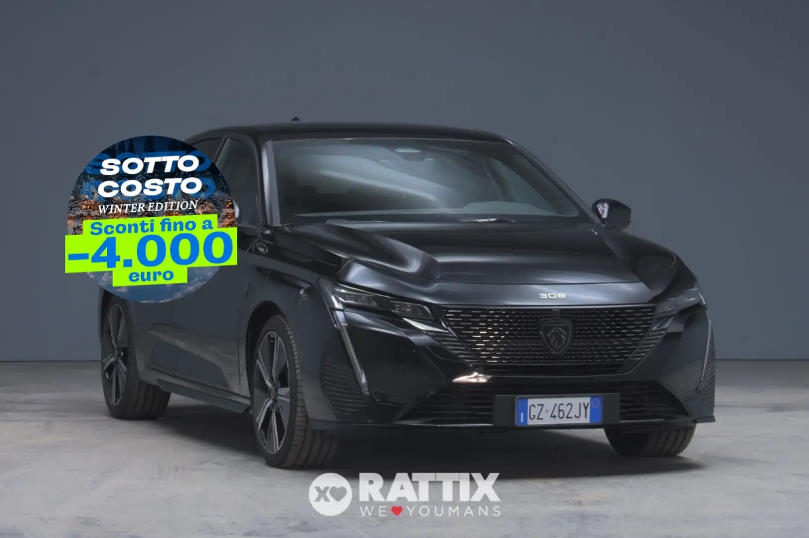 Peugeot 308 1.2 hybrid 145CV GT e-dcs 6 Nero - 1