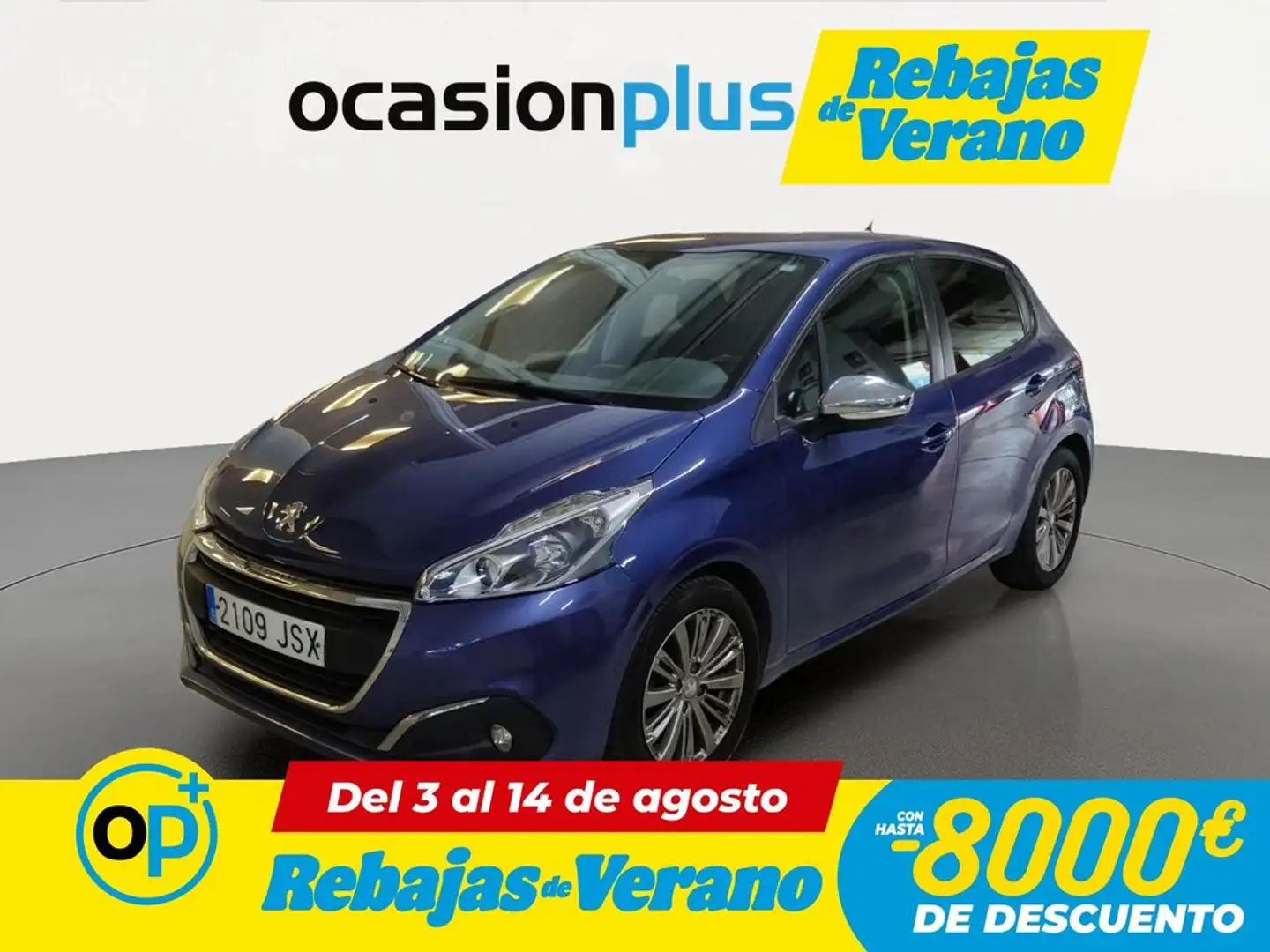 Peugeot 208 1.6BlueHDi Style 100 Azul - 1