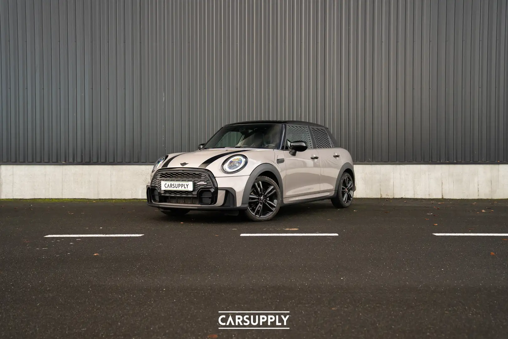 MINI Cooper 5-deurs JCW Trim- Panoramisch dak- Hud- Apple Carp Grau - 1