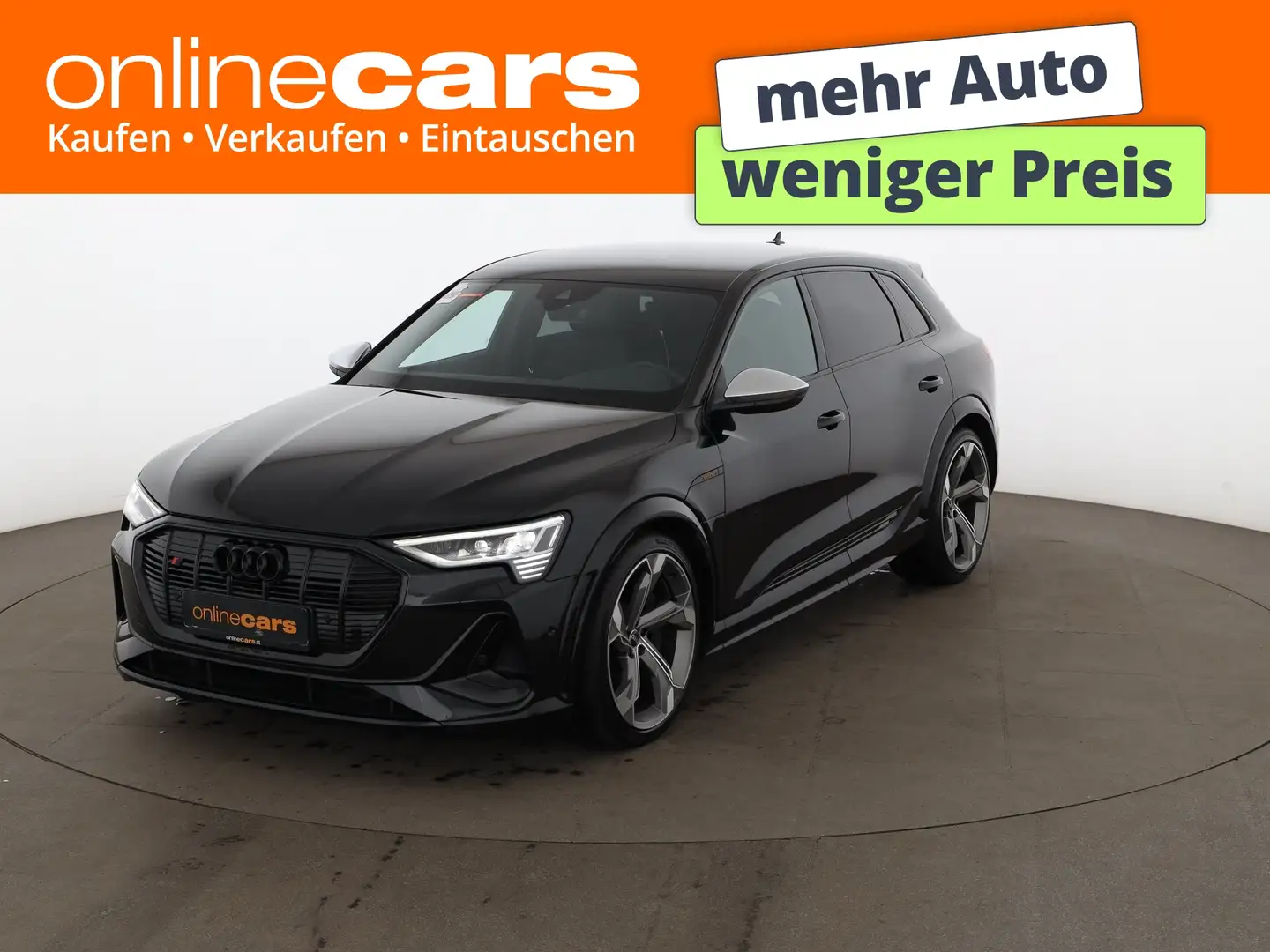 Audi e-tron S quattro 95kWh Aut MATRIX AHK LEDER RADAR Schwarz - 1