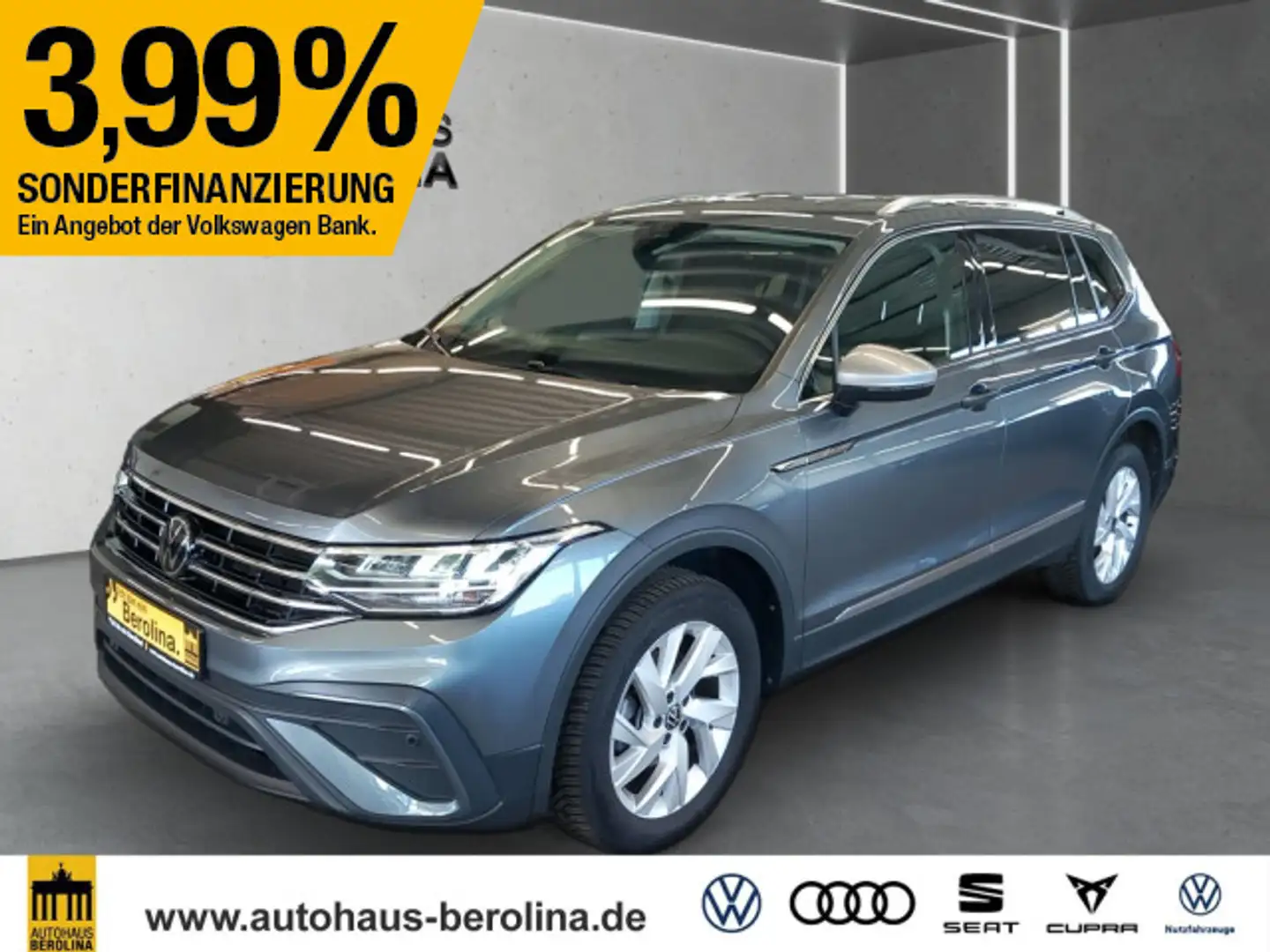 Volkswagen Tiguan Allspace 2.0 TDI Life DSG *7-Sitzer*AHK* Grau - 2