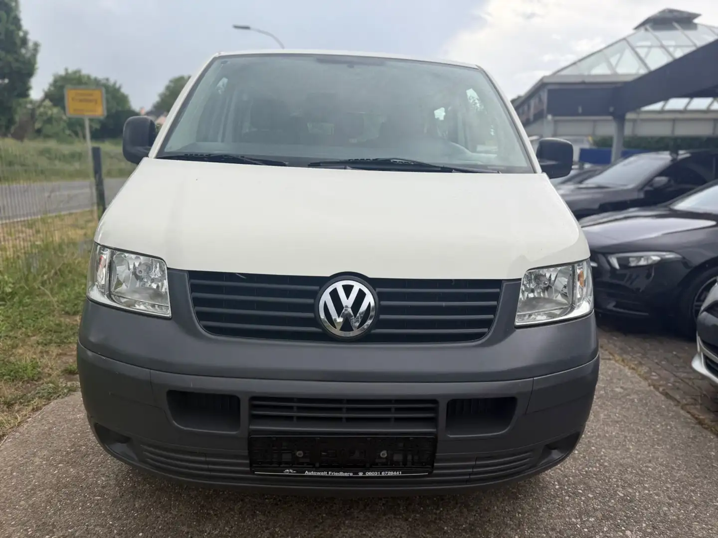 Volkswagen T5 Transporter 8. SITZER * HU/AU NEU * AHK Blanc - 2