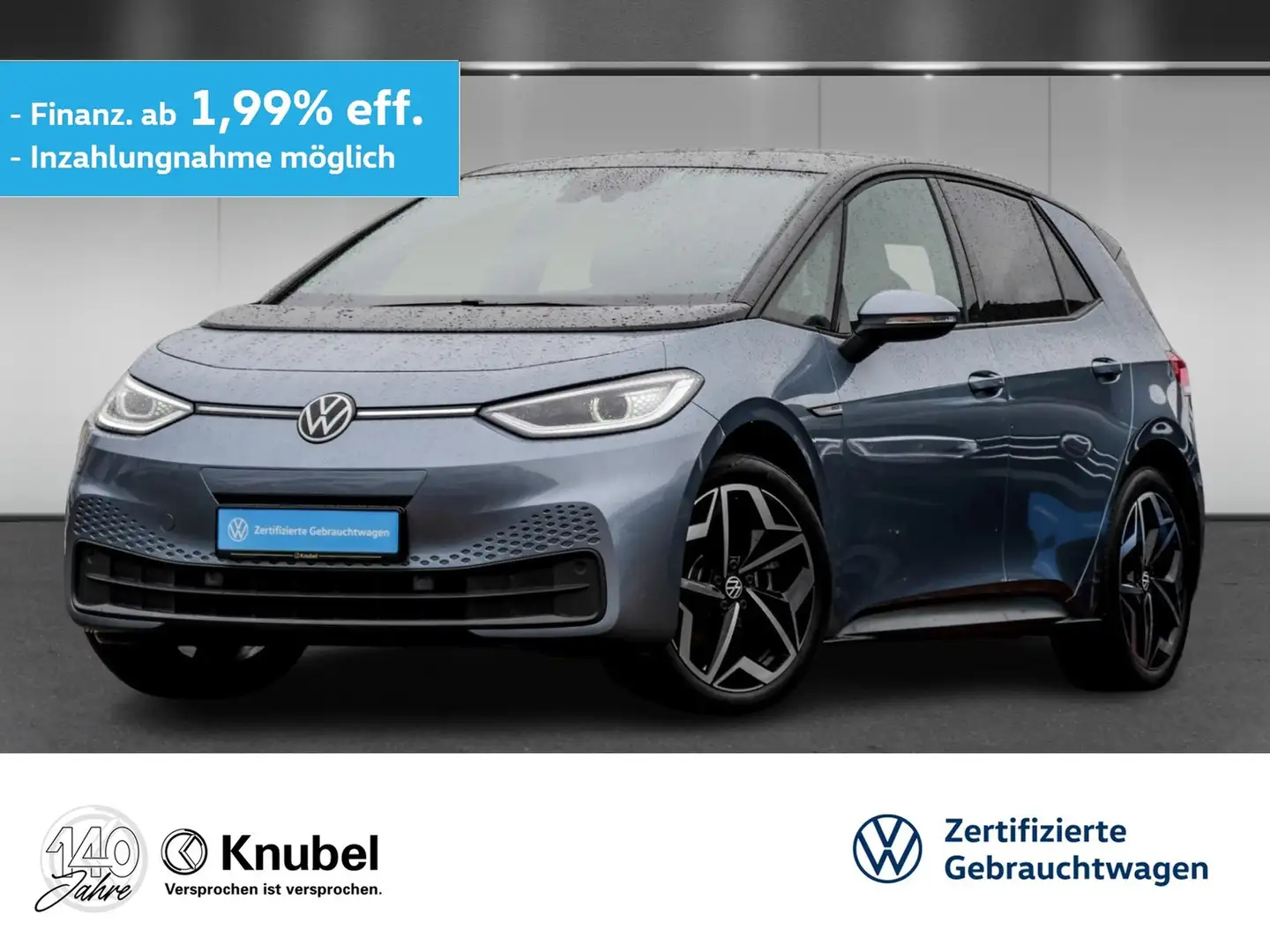 Volkswagen ID.3 Pro IQ.Light Navi Keyless 19" Ganzj.reifen RKamera Blau - 1
