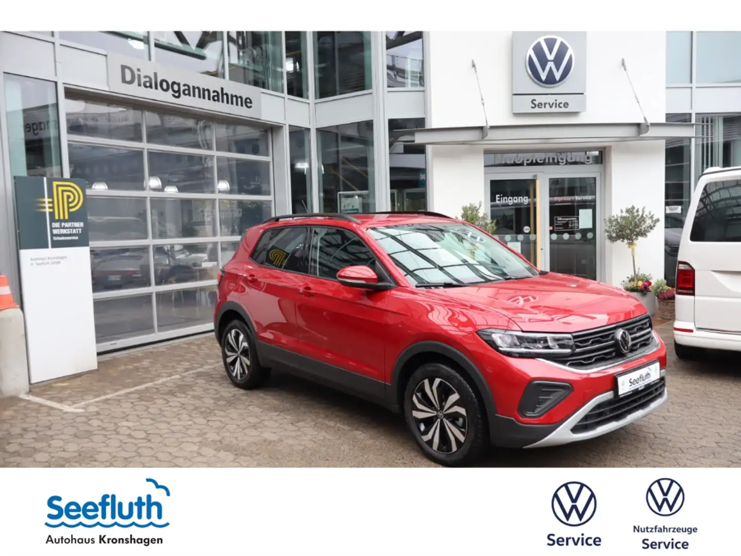 Volkswagen T-Cross 85 kW Life 1.0 TSI DSG AHK RFK Sitzhzg. Spurwechse Rouge - 1