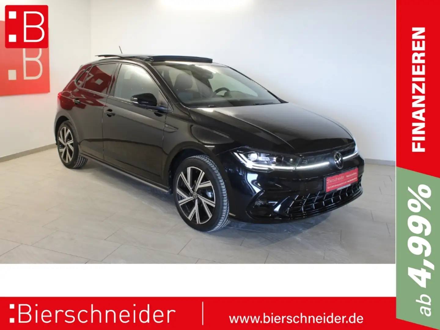 Volkswagen Polo 1.0 TSI DSG 2x R-Line 17 PANO MATRIX Schwarz - 1