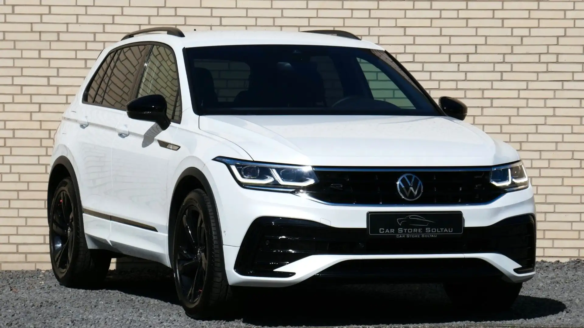 Volkswagen Tiguan R-LINE BLACK IQ-LED Cam 4xShz Stdhzg AHK Weiß - 2