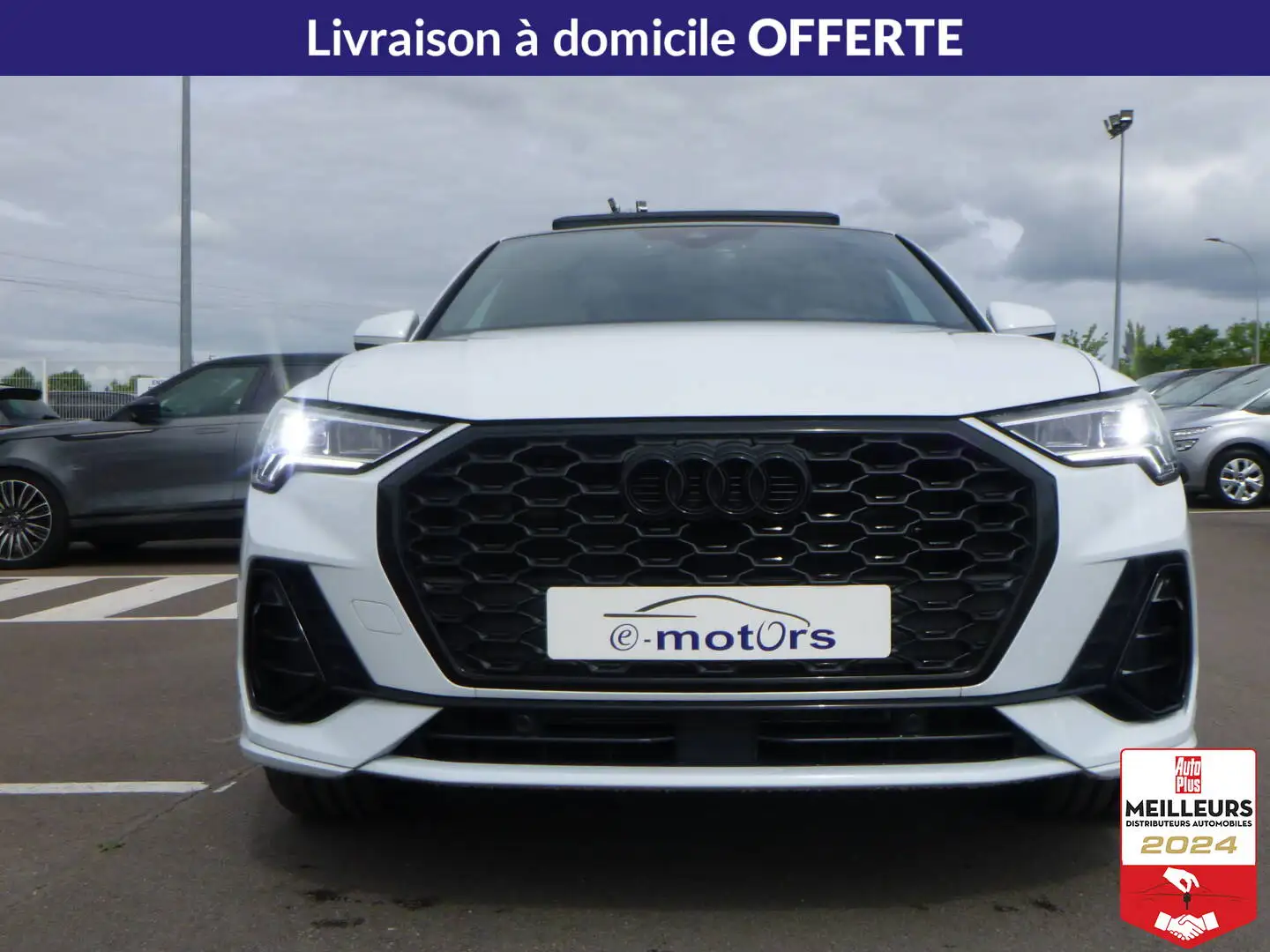 Audi Q3 35 TDI 150 S tronic 7 S line +Toit +ACC +Keyless + Blanc - 2