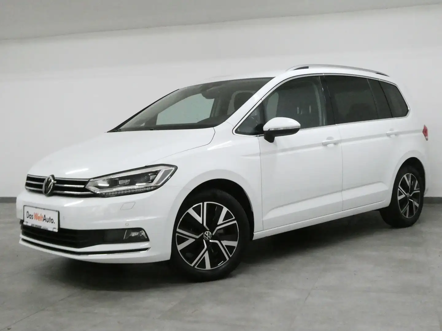 Volkswagen Touran 2,0 DSG HL LED Navi Ahk ACC Standh DAB Kamera Shz Weiß - 1