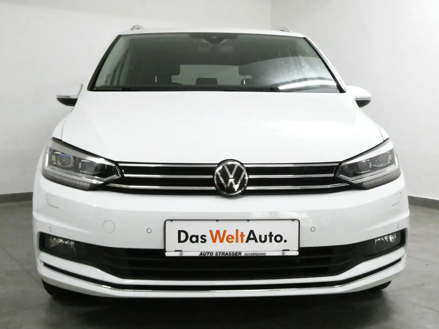 Volkswagen Touran 2,0 DSG HL LED Navi Ahk ACC Standh DAB Kamera Shz Weiß - 2