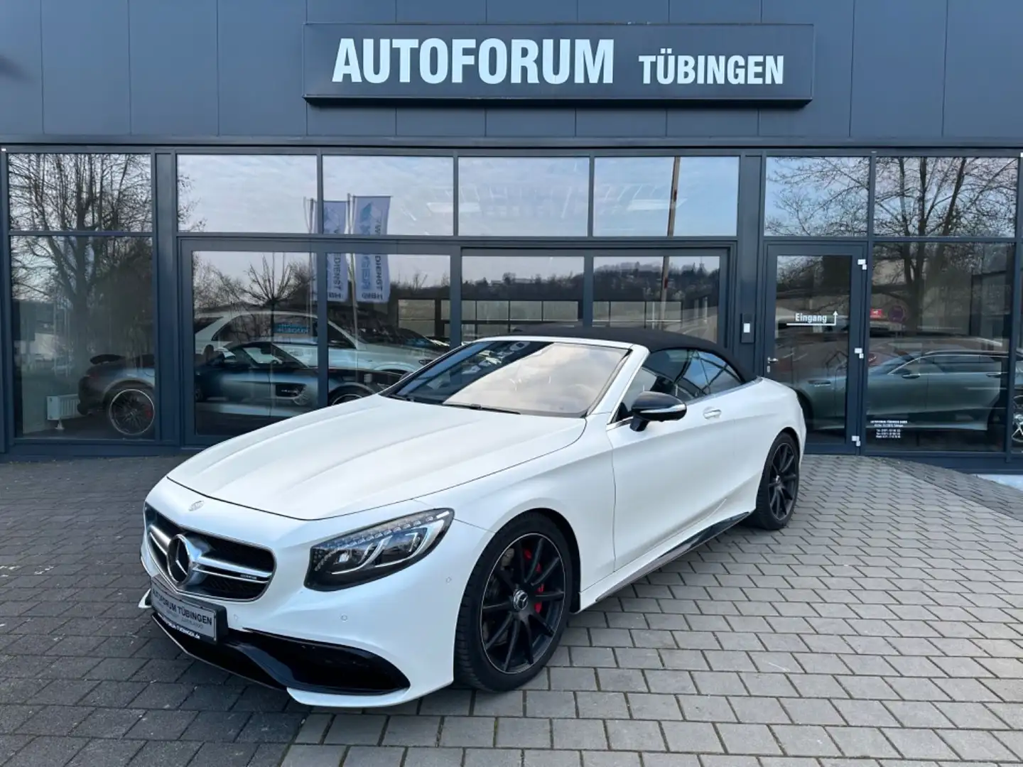 Mercedes-Benz S 63 AMG S 63 4MATIC Cabriolet  *DISTRO+*NIGHT*GARANTIE* Weiß - 1