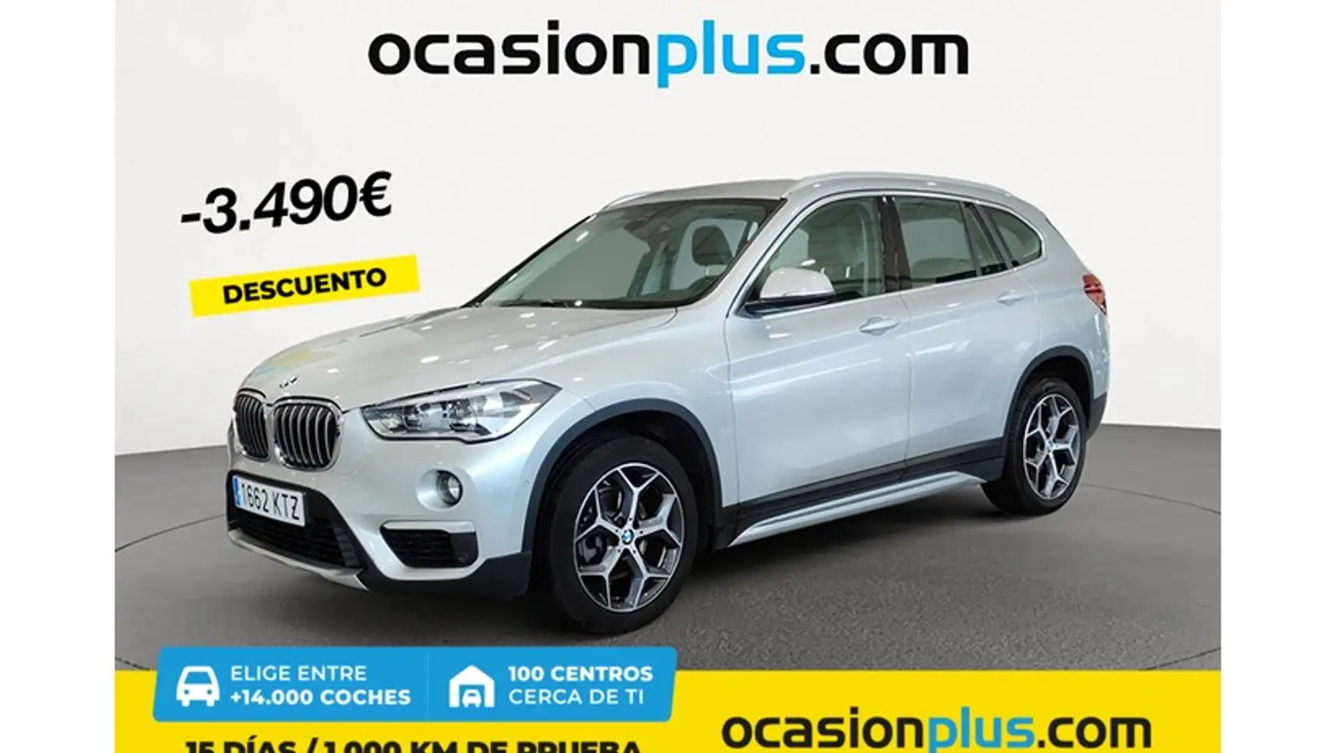 BMW X1 sDrive 18i Argent - 1