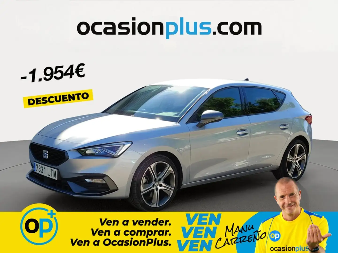 SEAT Leon 1.5 TSI S&S FR 150 Gris - 1