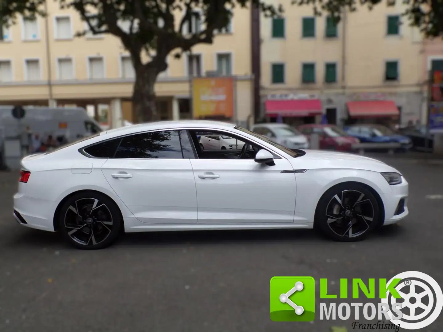 Audi A5 Sportback 190 CV Business Sport Blanc - 1