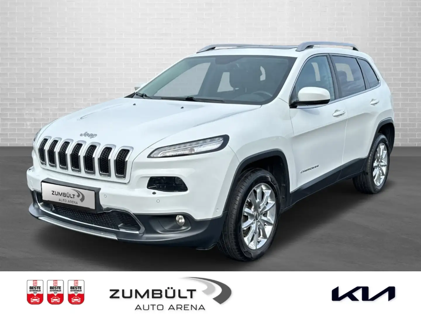 Jeep Cherokee 2.0 MultiJet Limited 4WD +Panoramadach+ Wit - 1