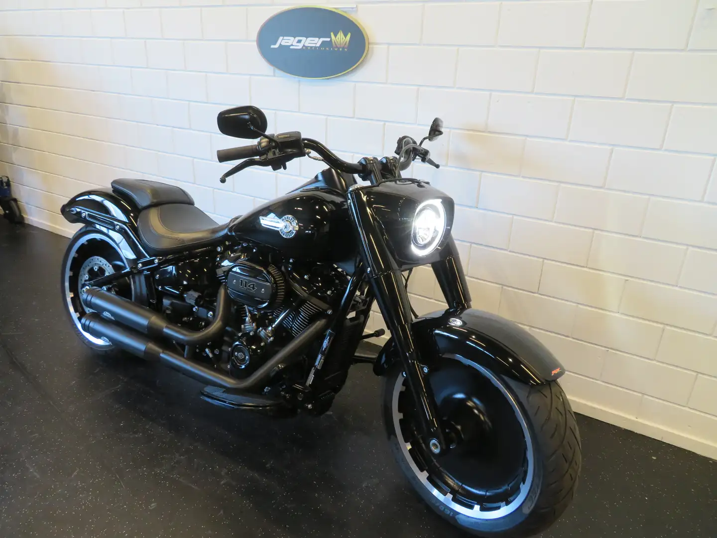 Harley-Davidson Fat Boy FLFBS 114 5HD ANNIVERSARY! Negro - 2