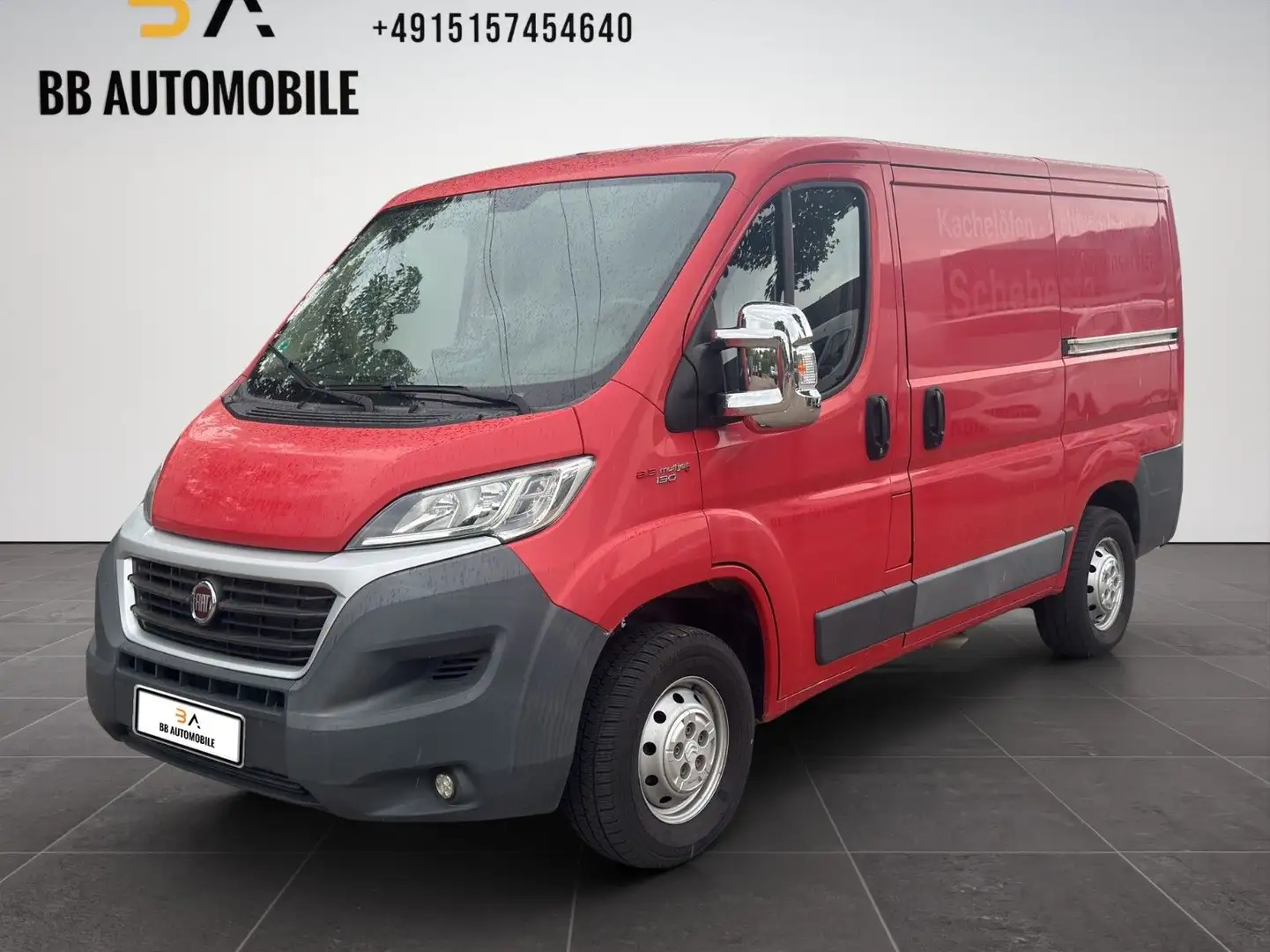 Fiat Ducato Kasten 30 130 L1H1 RS: 3000 mm Rojo - 1